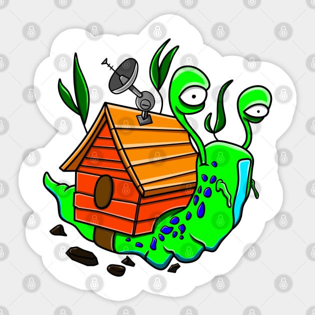 Homie snail Sticker by HamsterOver